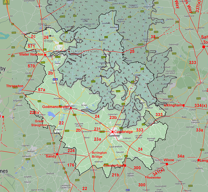 cambridgeshire roads